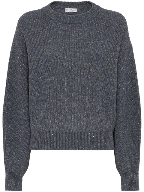 Brunello Cucinelli sequin-embellished jumper