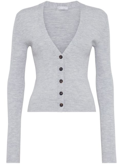 Brunello Cucinelli virgin wool-cashmere cardigan Women