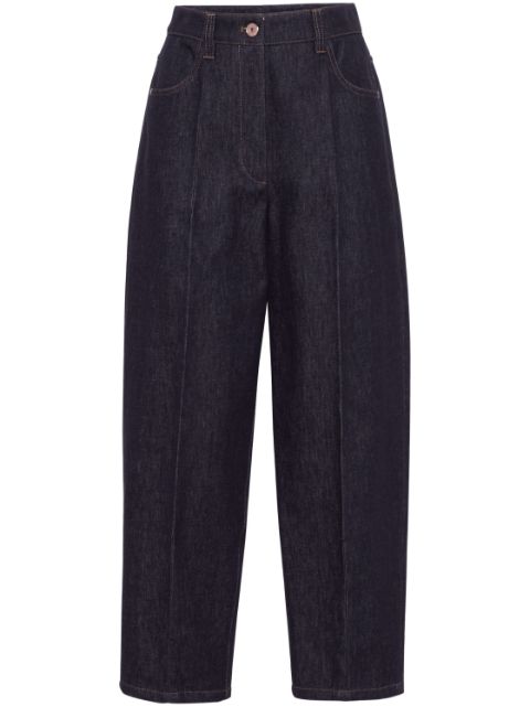 Brunello Cucinelli high-rise tapered jeans Women