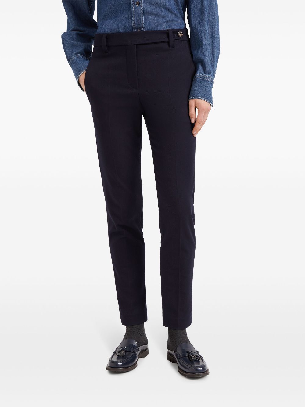 Brunello Cucinelli slim-leg tailored trousers Women