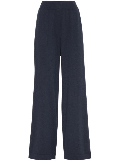 Brunello Cucinelli wide-leg cashmere track pants Women