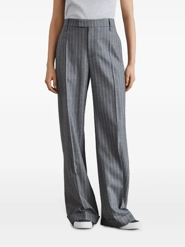 Brunello Cucinelli ストライプ パンツ | グリーン | FARFETCH JP