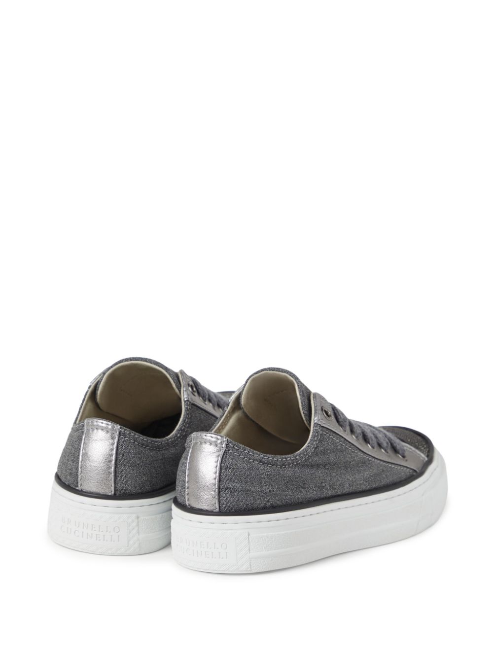 Brunello Cucinelli Sneakers met vlakken Grijs