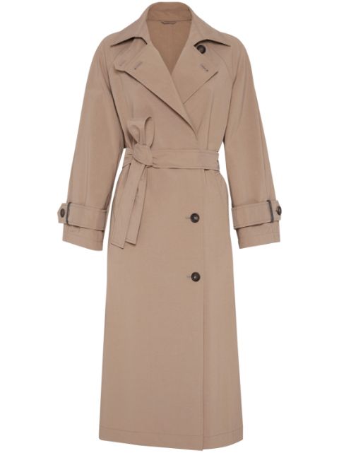 Brunello Cucinelli belted trench coat Women