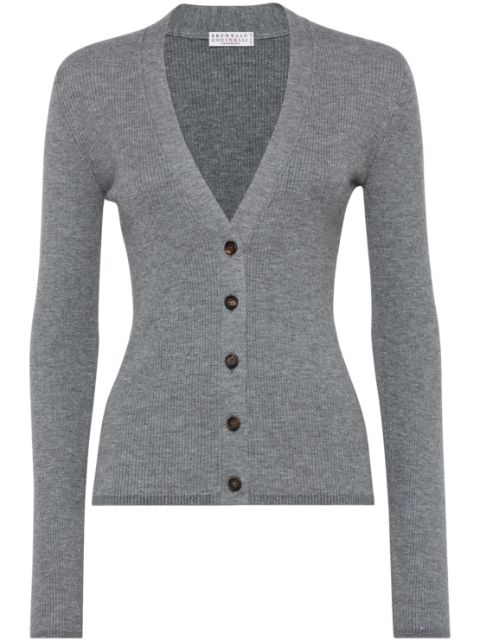 Brunello Cucinelli ribbed-knit cardigan Women