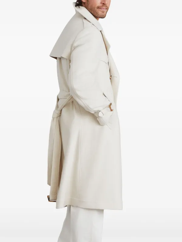 コート BRUNELLO CUCINELLI LONG DOUBLE BREASTED COAT Brunello Cucinelli Long double-breasted Coat | Neutrals