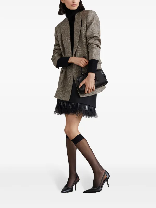 美品　BRUNELLO CUCINELLI シルクブラウン系タイトスカート40 BRUNELLO CUCINELLI -Women's- 2024年春夏コレクション | ミラノ