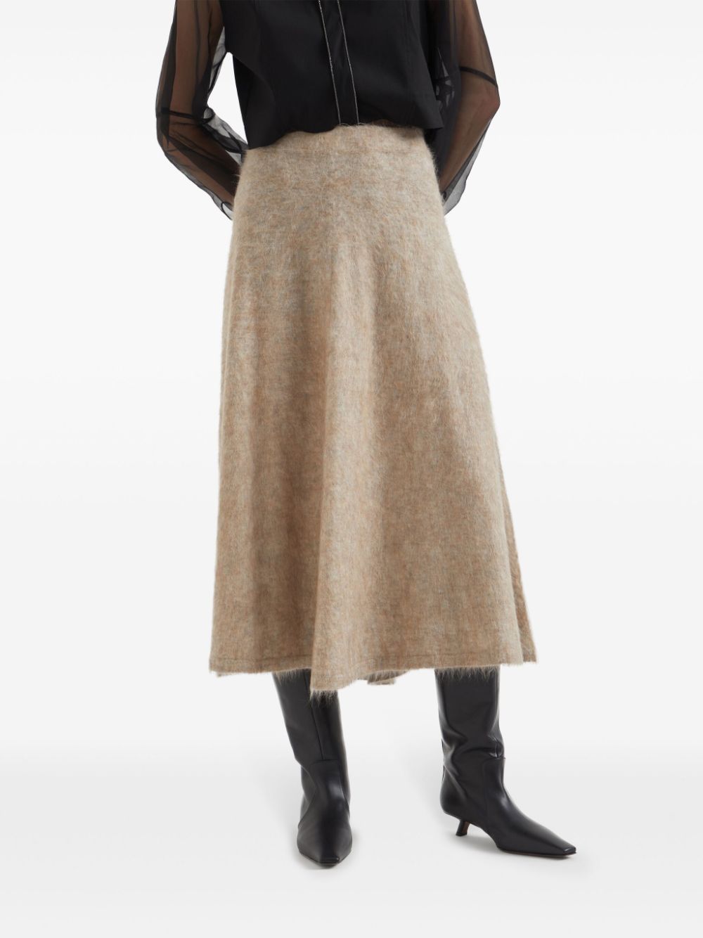 Brunello Cucinelli high-waisted midi skirt Women