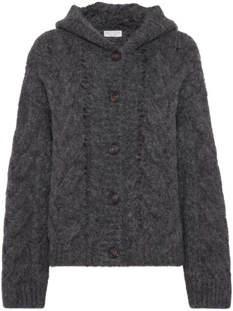 Brunello Cucinelli brushed-effect cardigan Women