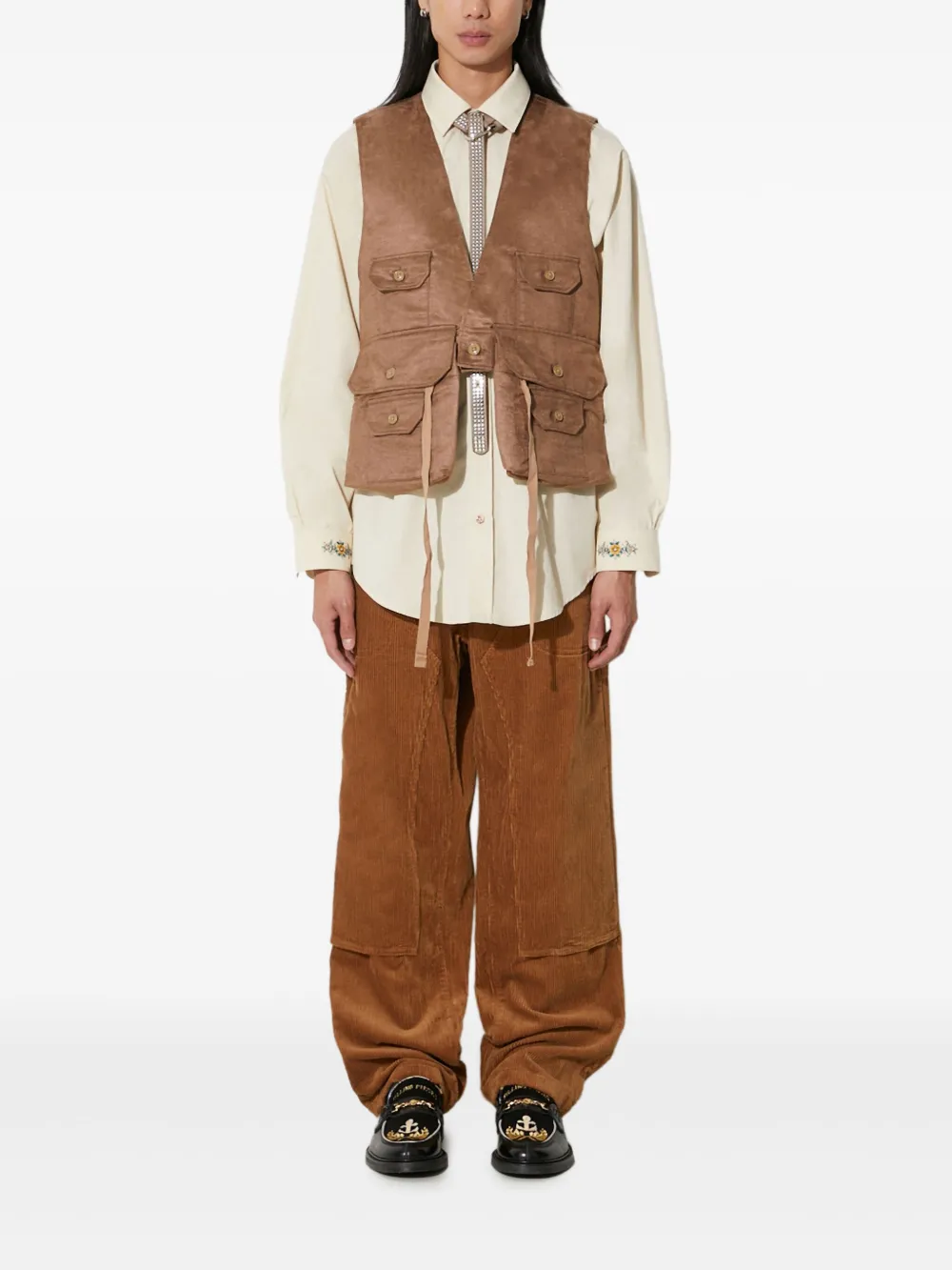 Engineered Garments buttoned multi-pocket gilet | Waistcoats & Gilets | Image 2
