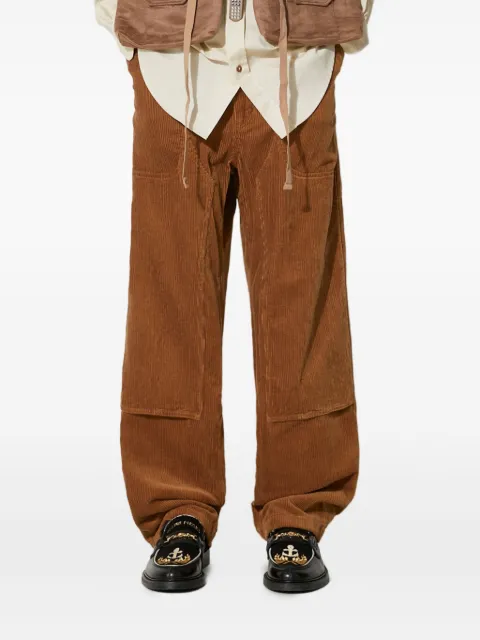 Engineered Garments corduroy panelled trousers