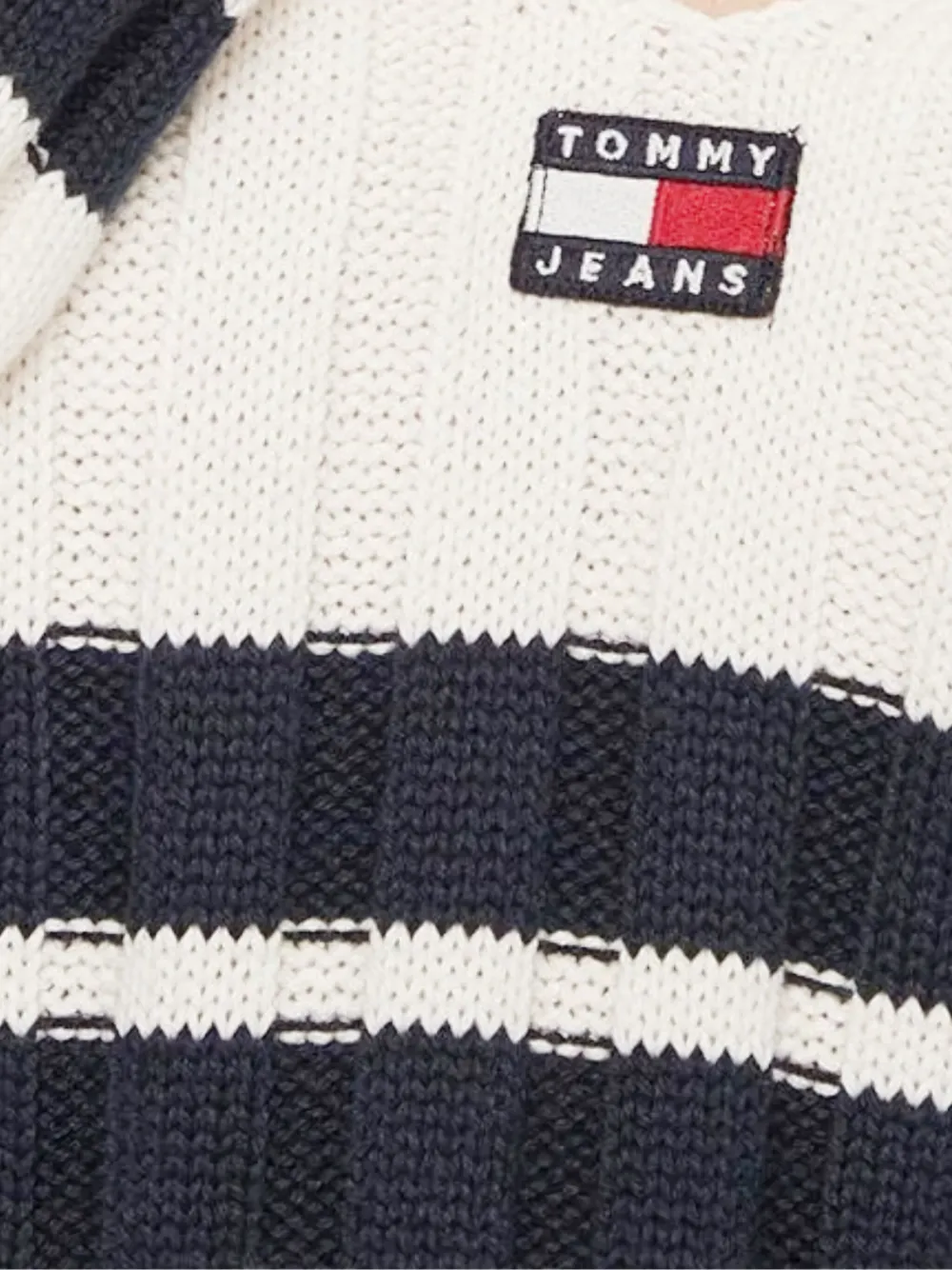 Tommy Jeans Gestreepte trui Wit