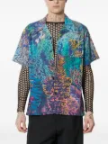 Billionaire Boys Club reef-print short-sleeve shirt - Blue