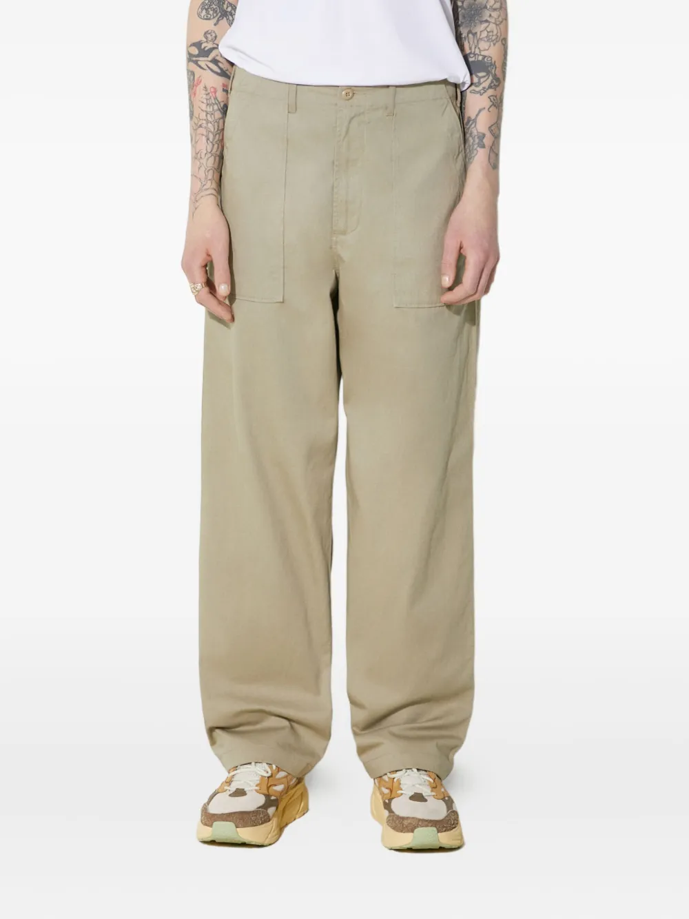 patch-pocket trousers