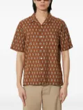 Universal Works paisley-print short-sleeve shirt - Brown
