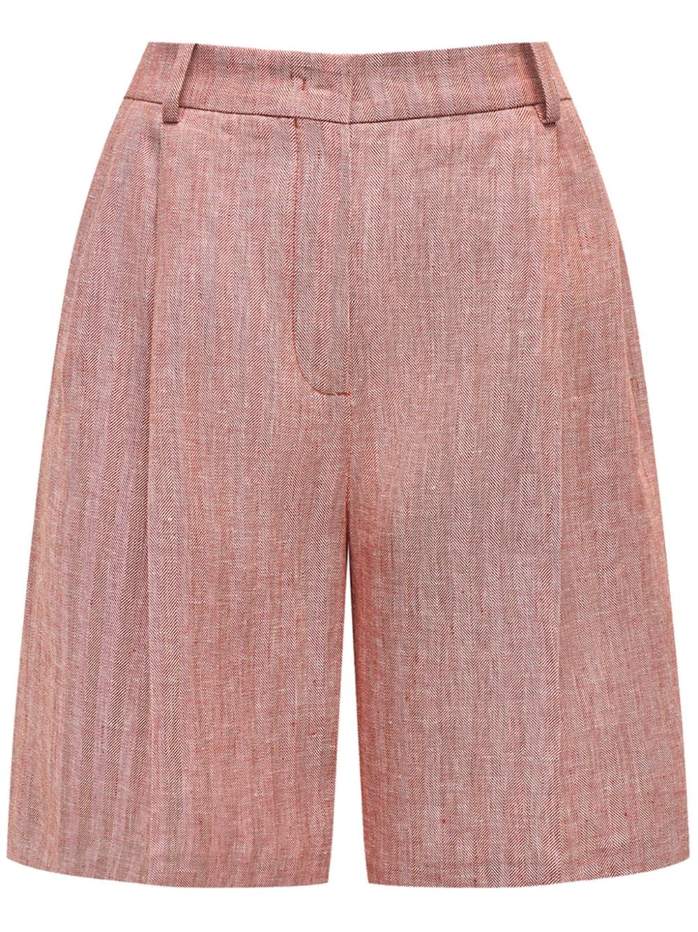 12 STOREEZ Geplooide shorts Roze