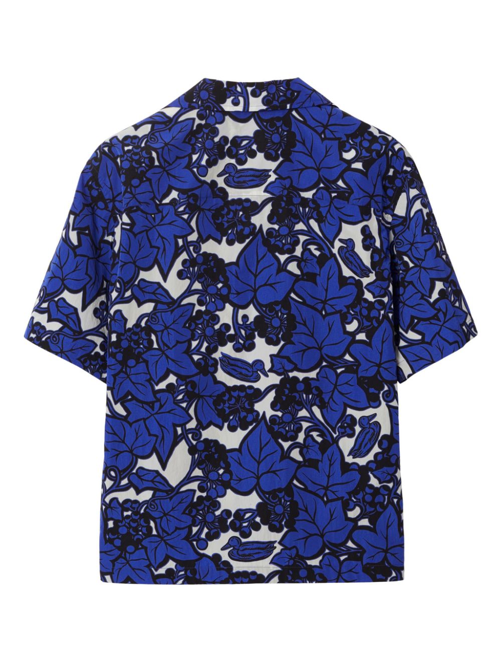 Burberry Ivy leaf-print cotton shirt Men