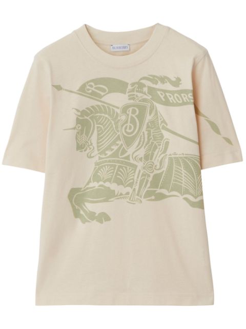 Affordable Burberry Equestrian Knight cotton T-shirt Women