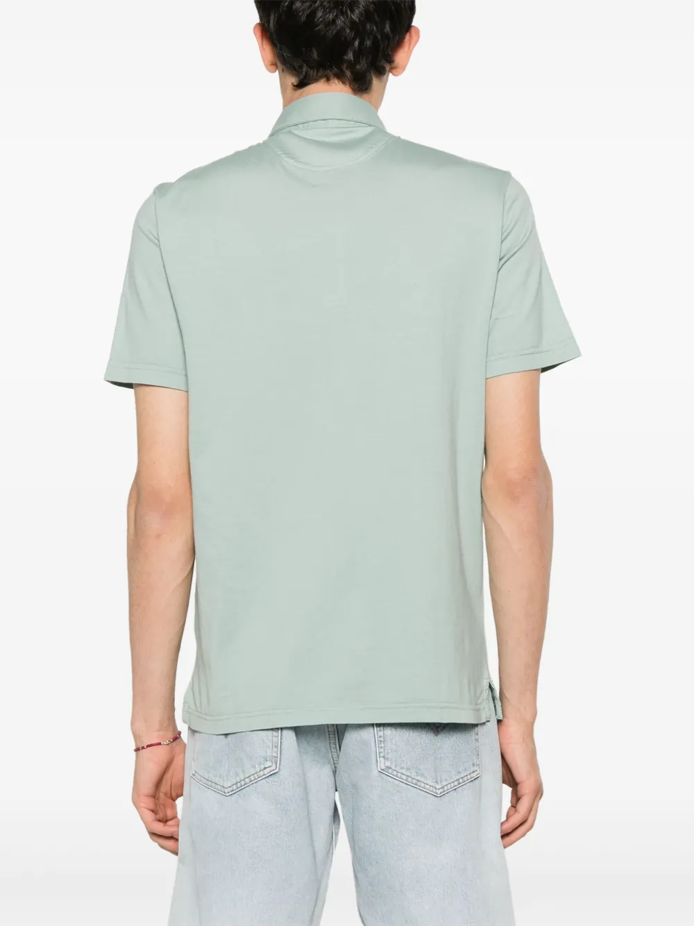 Fedeli Zero katoenen poloshirt Groen