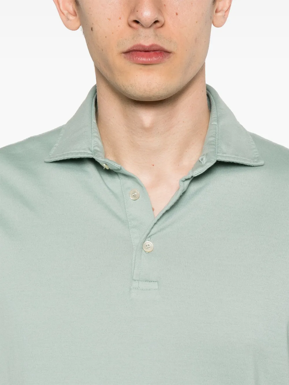 Fedeli Zero katoenen poloshirt Groen