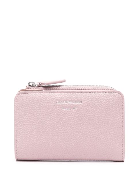 Emporio Armani pebbled-texture bi-fold wallet Women