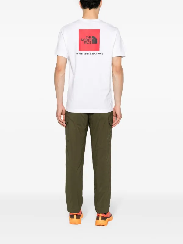 【送料&関税込】The North Face Redbox Logo Printed T-shirt The North Face Redbox-print Cotton T-shirt | White | FARFETCH