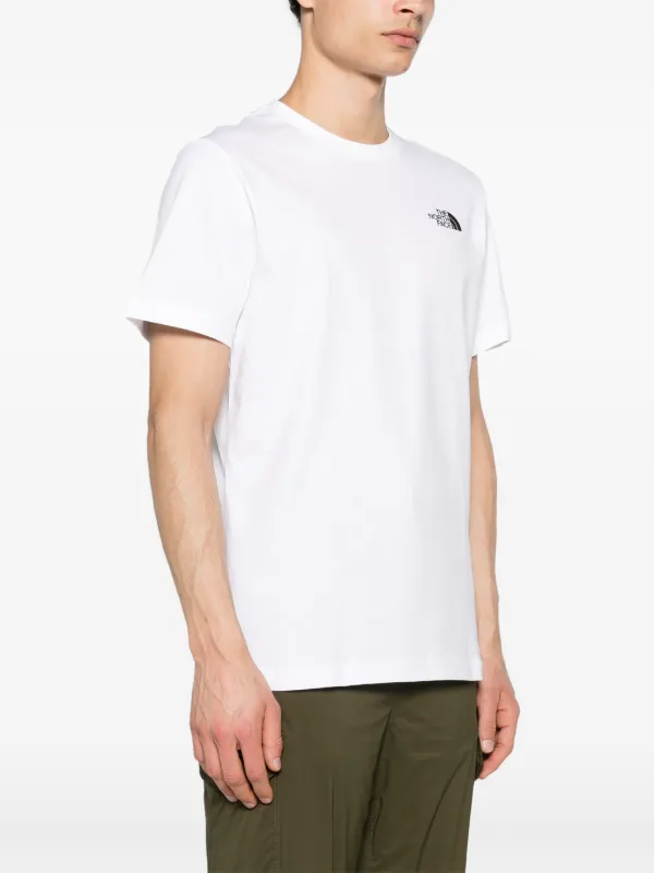 【送料&関税込】The North Face White Cotton T-shirt The North Face Redbox-print Cotton T-shirt | White | FARFETCH