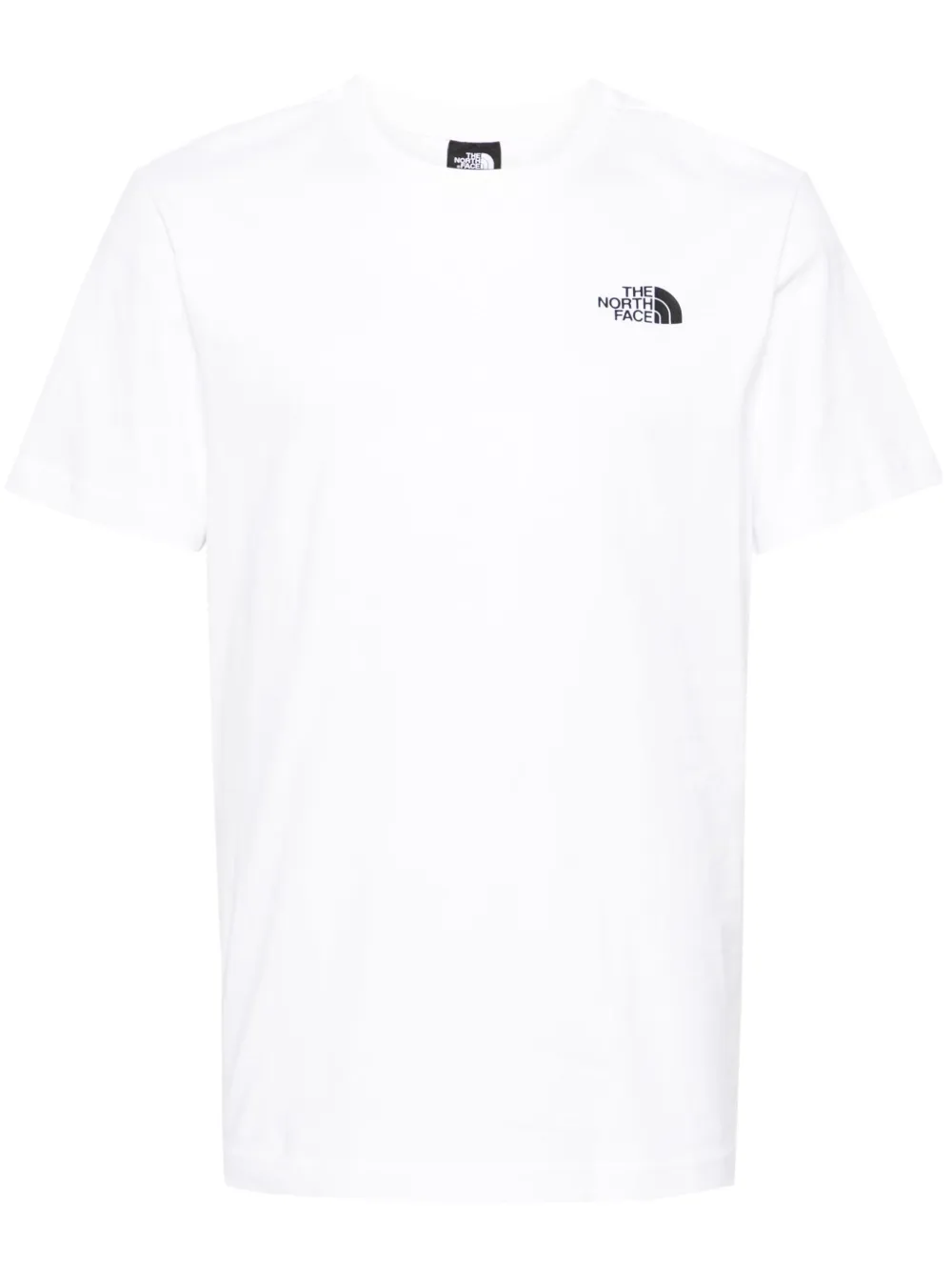 The North Face T-shirt met print Wit