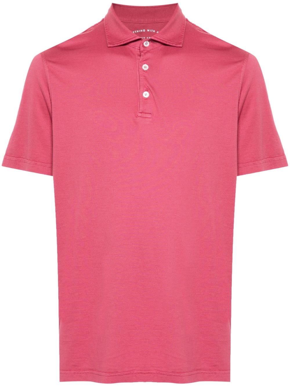Fedeli Zero Jersey Polo Shirt In Pink