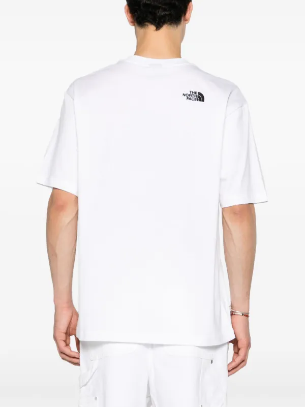 The North Face logo-embroidered Cotton T-shirt | White The North Face logo-embroidered Cotton T-shirt | White