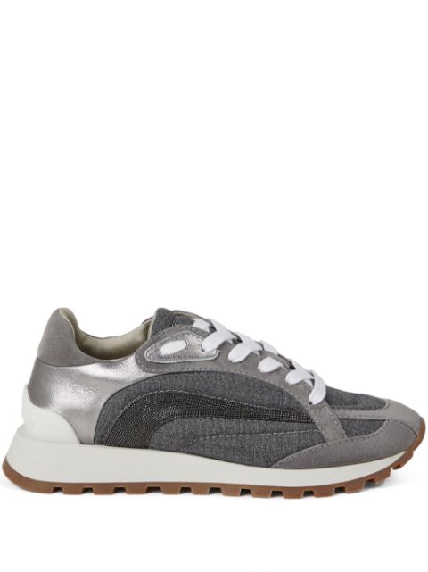 Brunello Cucinelli Monili-embellished sneakers Women