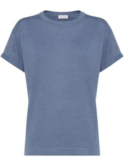 Brunello Cucinelli cashmere-blend T-shirt Women