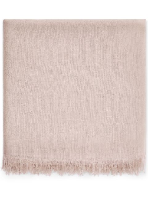 Brunello Cucinelli fringed cashmere-silk scarf Women