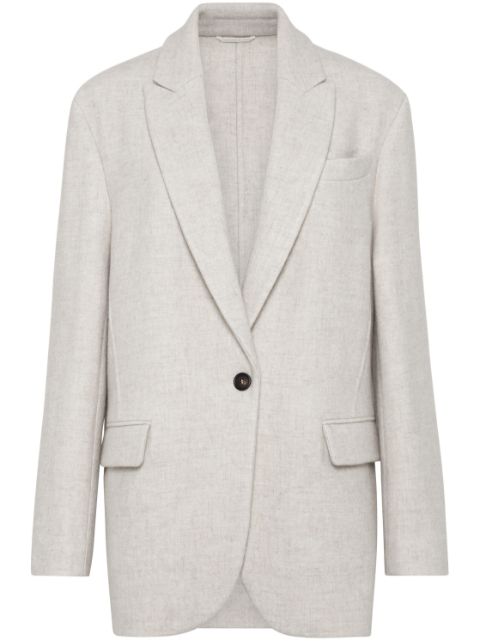 Brunello Cucinelli Monili-embellished blazer Women