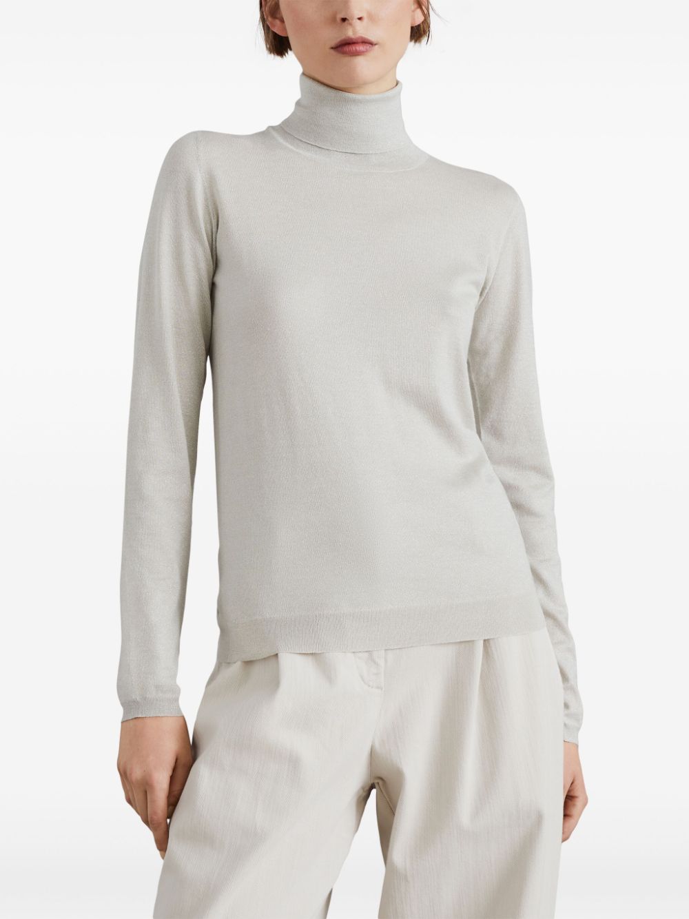 Brunello Cucinelli roll-neck long-sleeve jumper Women