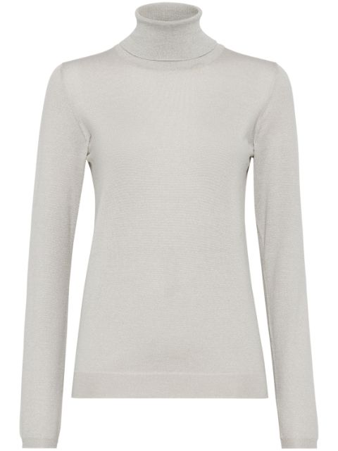 Brunello Cucinelli roll-neck long-sleeve jumper Women