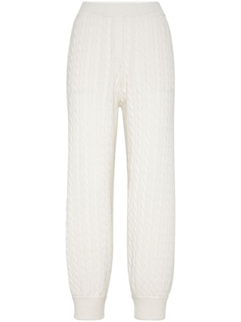 Brunello Cucinelli cashmere straight-leg trousers Women