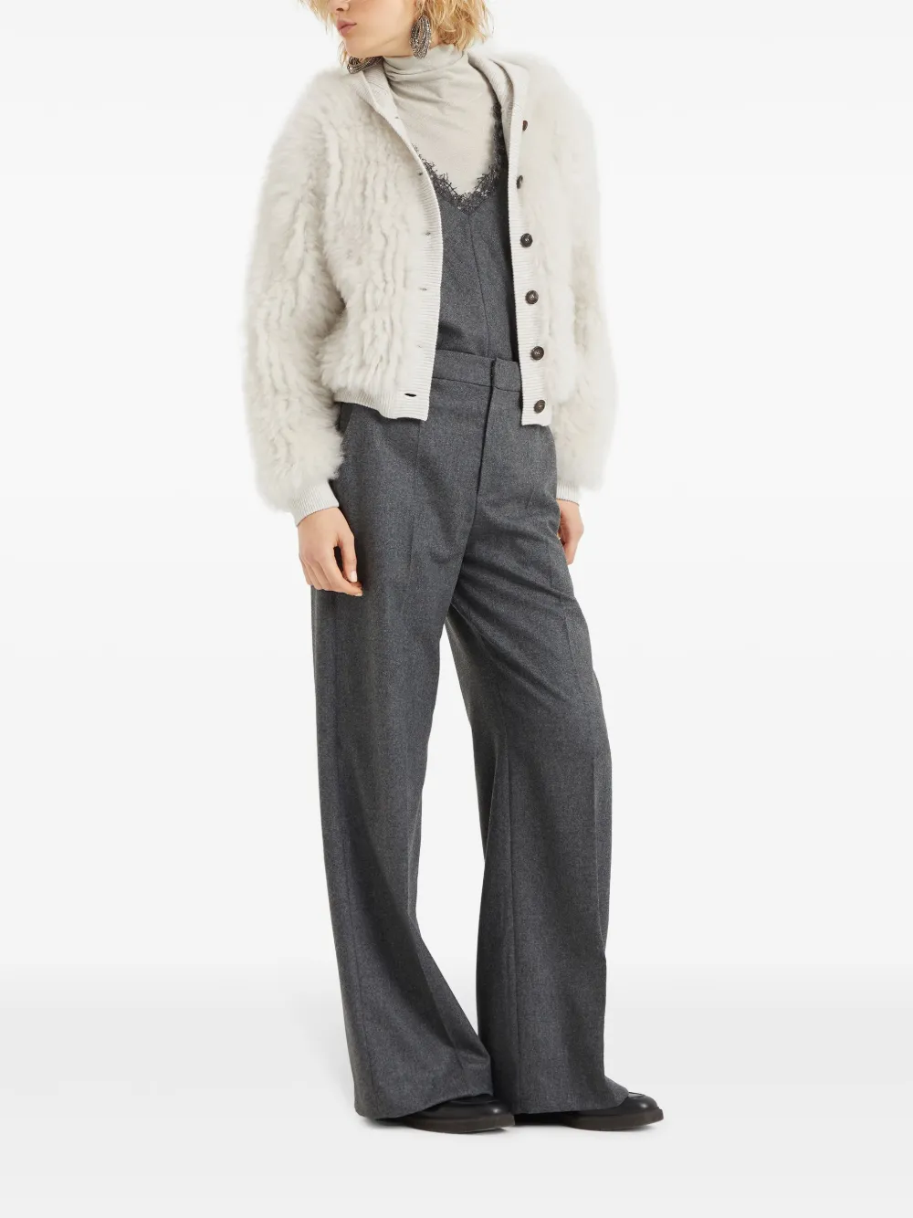 Brunello Cucinelli top con cuello en V | Chalecos y camisetas | Image 2