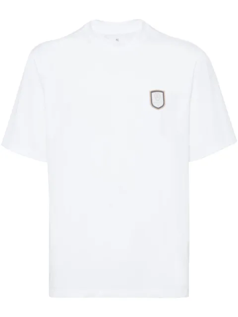 Brunello Cucinelli logo patch T-shirt