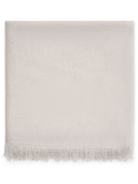 Brunello Cucinelli fringed cashmere-silk scarf Women