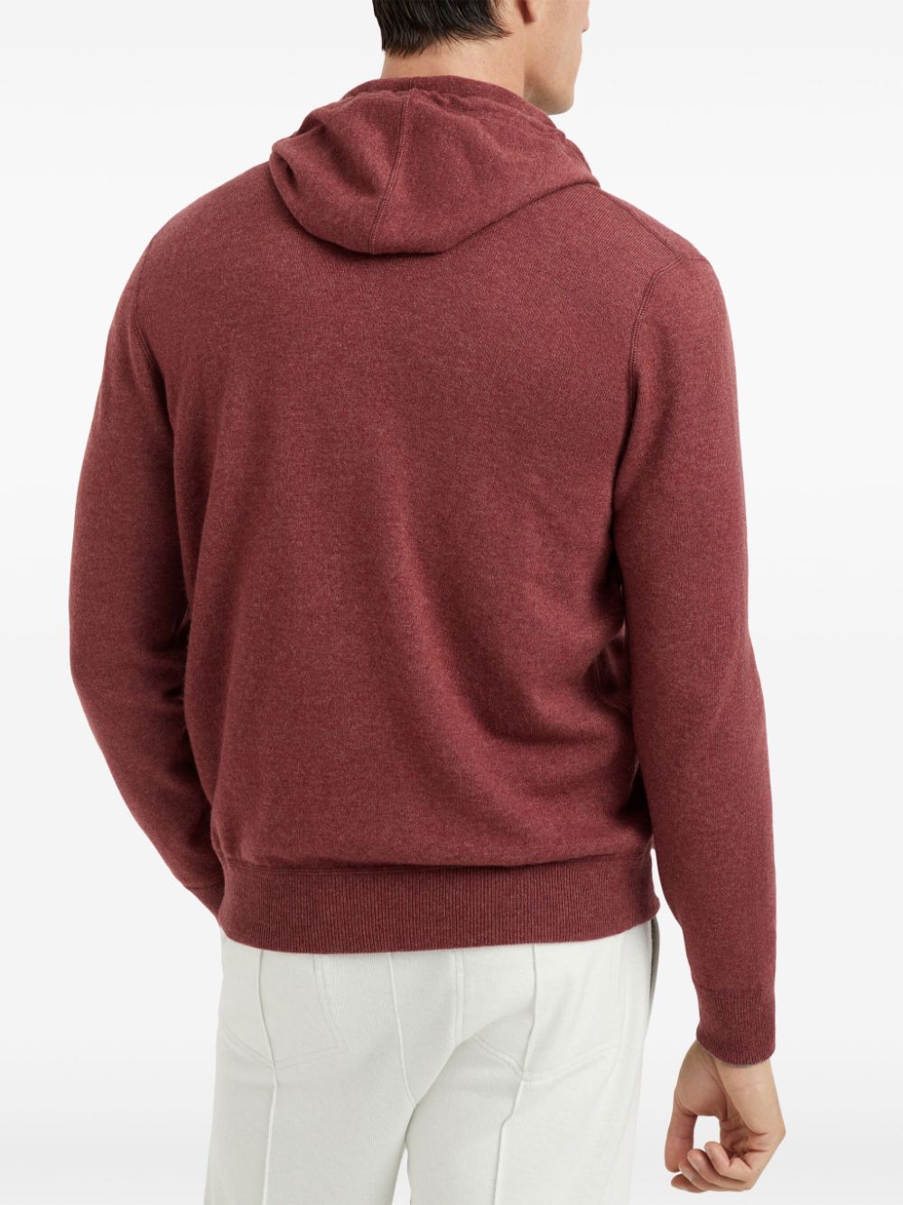 Brunello Cucinelli zip-up cashmere hoodie Men