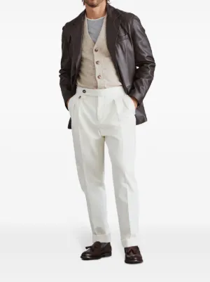 Brunello Cucinelli（ブルネロクチネリ）レザージャケット