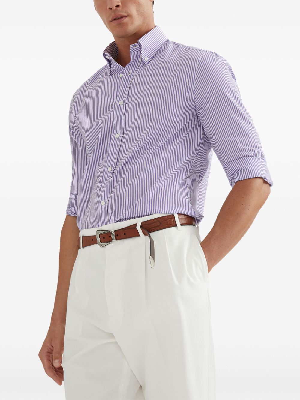 Brunello Cucinelli striped shirt Men