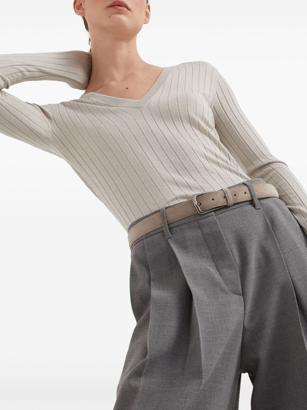 Brunello Cucinelli ribbed-knit top Women