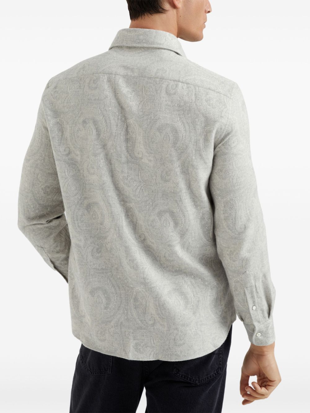 Brunello Cucinelli paisley-print shirt Men