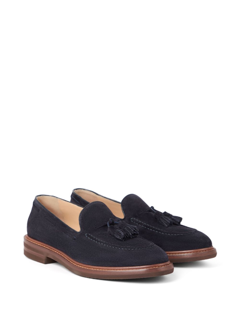 Brunello Cucinelli Loafers met kwastjes - Blauw