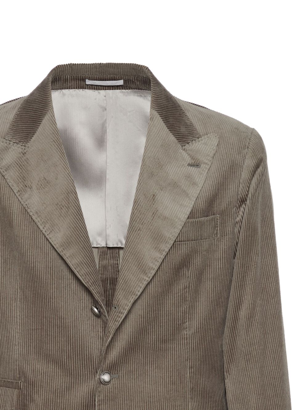 Brunello Cucinelli single-breasted corduroy blazer Men