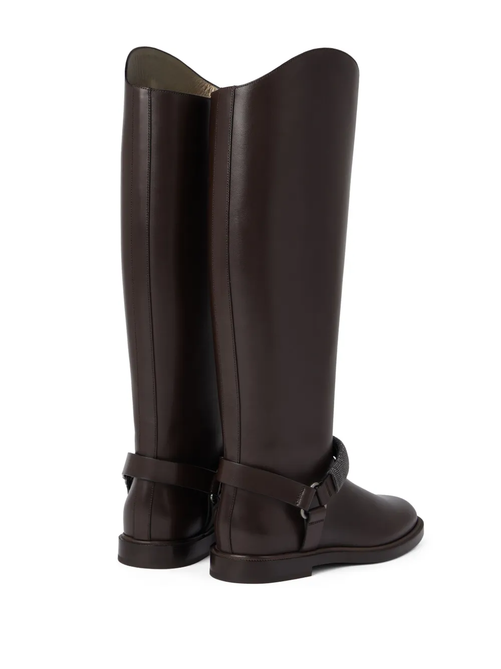 Brunello Cucinelli Leren laarzen Bruin