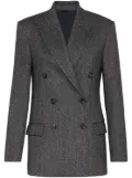 Brunello Cucinelli double-breasted herringbone blazer - Grey