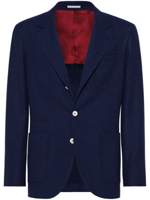 Brunello Cucinelli single-breasted blazer Men